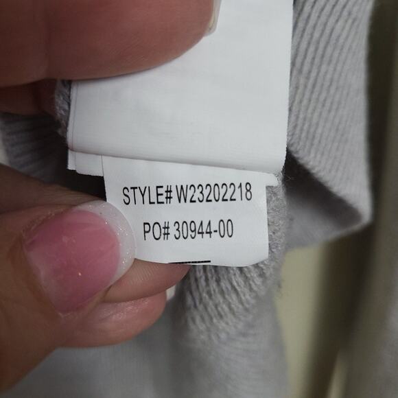 Prana Womens Beige Cotton Blend Knit V Neck Long Sleeve Pullover Sweater Size S - Picture 7 of 9